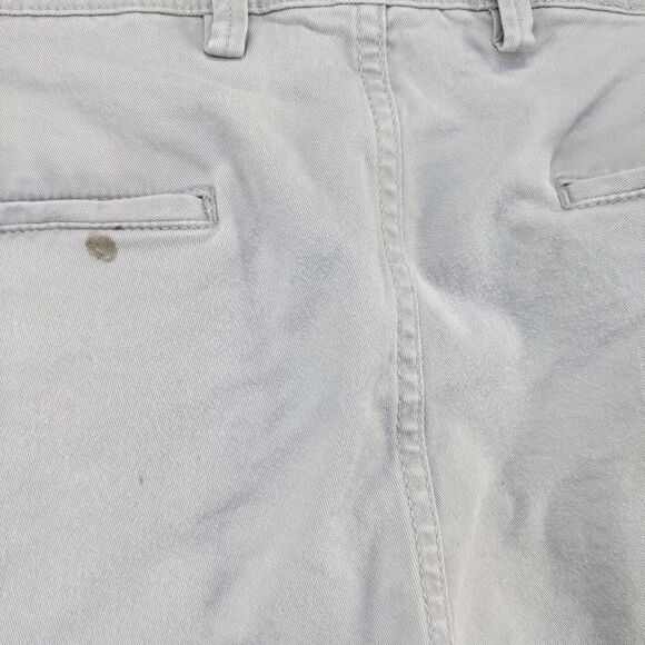 Gap For Good Mens Chino Shorts Gray Size 34 Slash Pockets Cotton - Picture 10 of 14